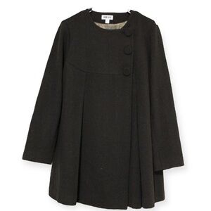 Ba&sh wool blend Black Swing Coat
